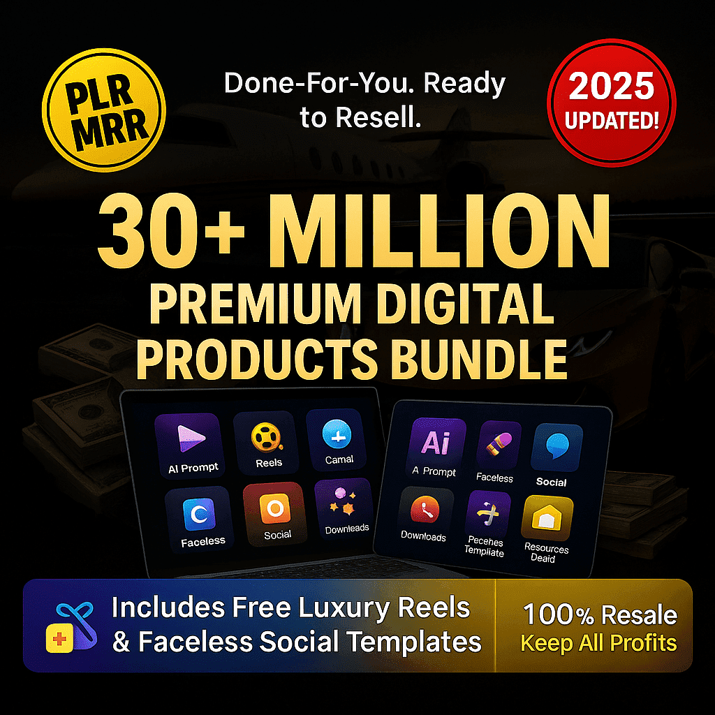 30+ Million Digital Products