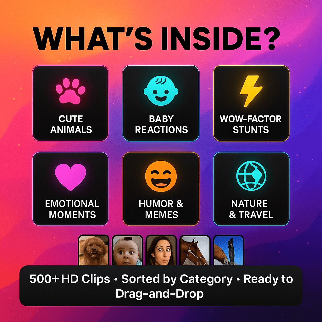 500+ Viral Hook Clips Bundle Trending Video - Image 2